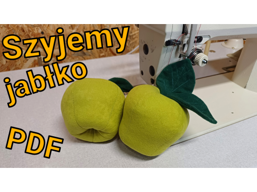 Jak szyć owoce na maszynie do szycia - proste szycie.